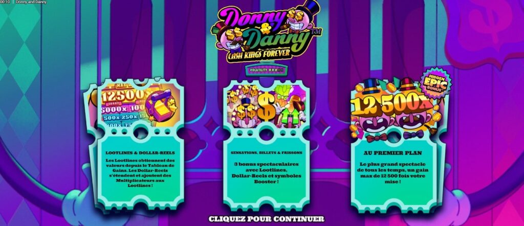 fonctions donny & danny dollar casino