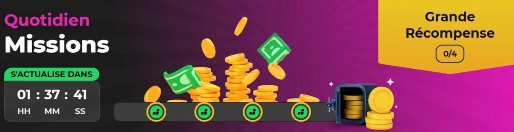 les missions quotidiennes