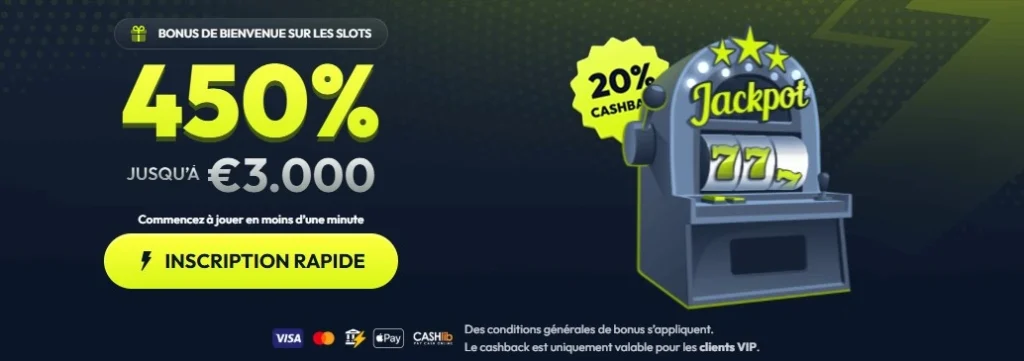bonus de bienvenue sur Winzter Casino