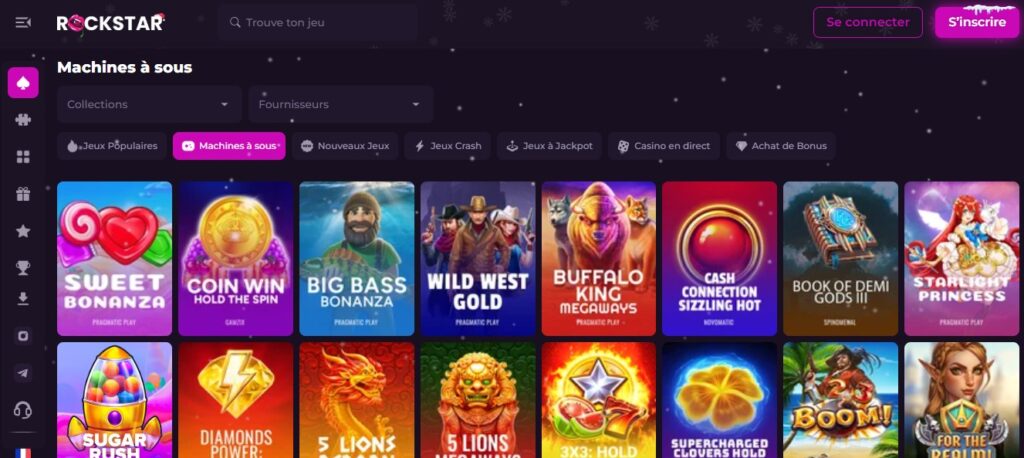 machine à sous rockstar casino