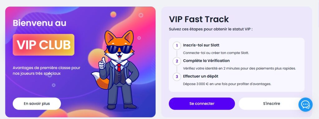programme vip slott casino
