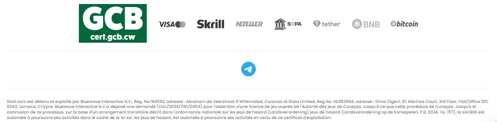 footer de slott casino