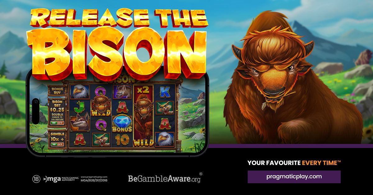 Écran bonus de Release the Bison avec les Wild Respins actifs et multiplicateur progressif en cours