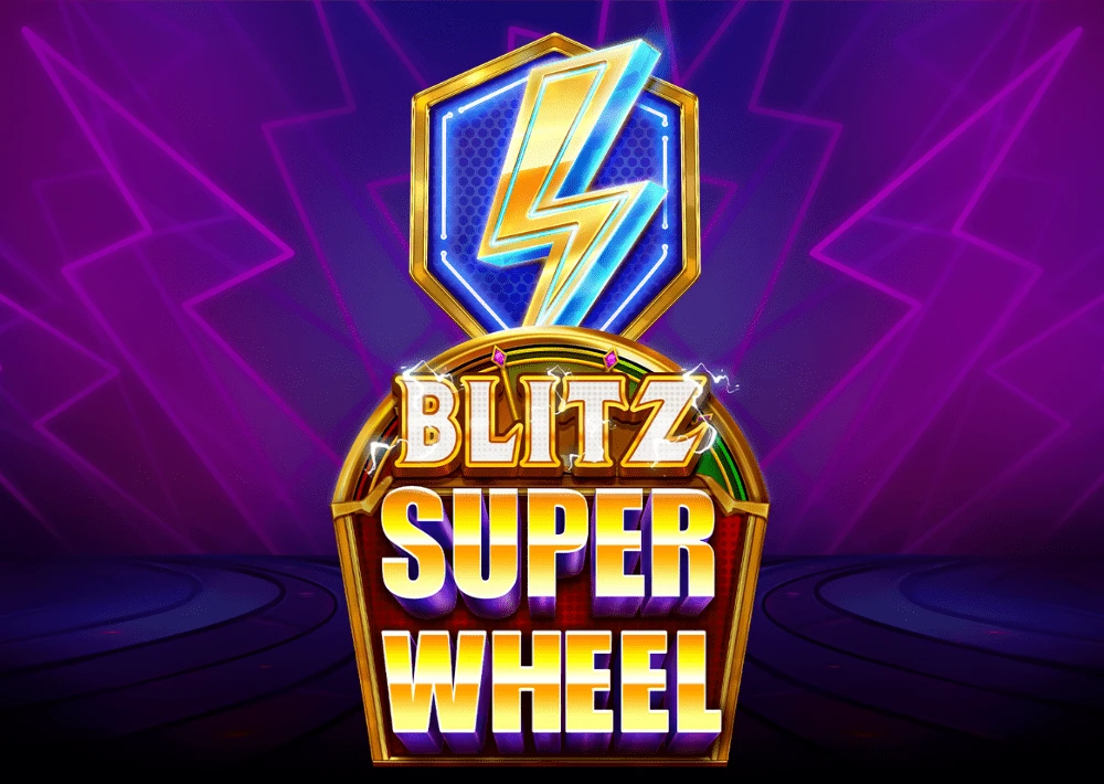Blitz Super Wheel en action lors d'un déclenchement de Super Wild Reels avec rouleaux entièrement couverts