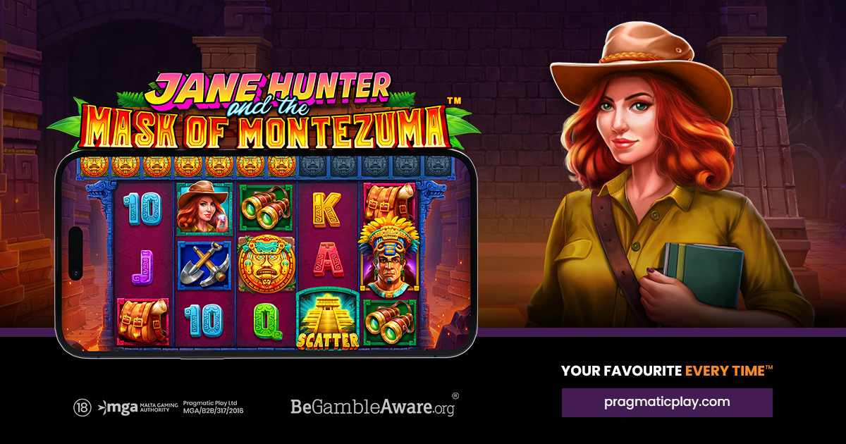 Visuel officiel de Jane Hunter and the Mask of Montezuma avec l'exploratrice au cœur des ruines aztèques