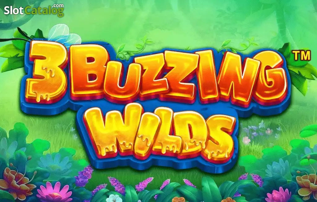 Grille 5x4 de 3 Buzzing Wilds avec les symboles insectes en jeu sur les 20 lignes fixes