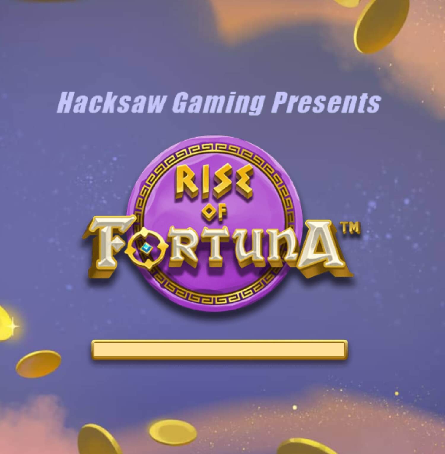 Grille de Rise of Fortuna par Hacksaw Gaming avec une Fortuna Wheel apparaissant sur le rouleau central