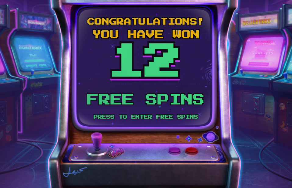Écran des Free Spins de Line Busters Dream Drop avec les symboles empilés et le compteur de tours