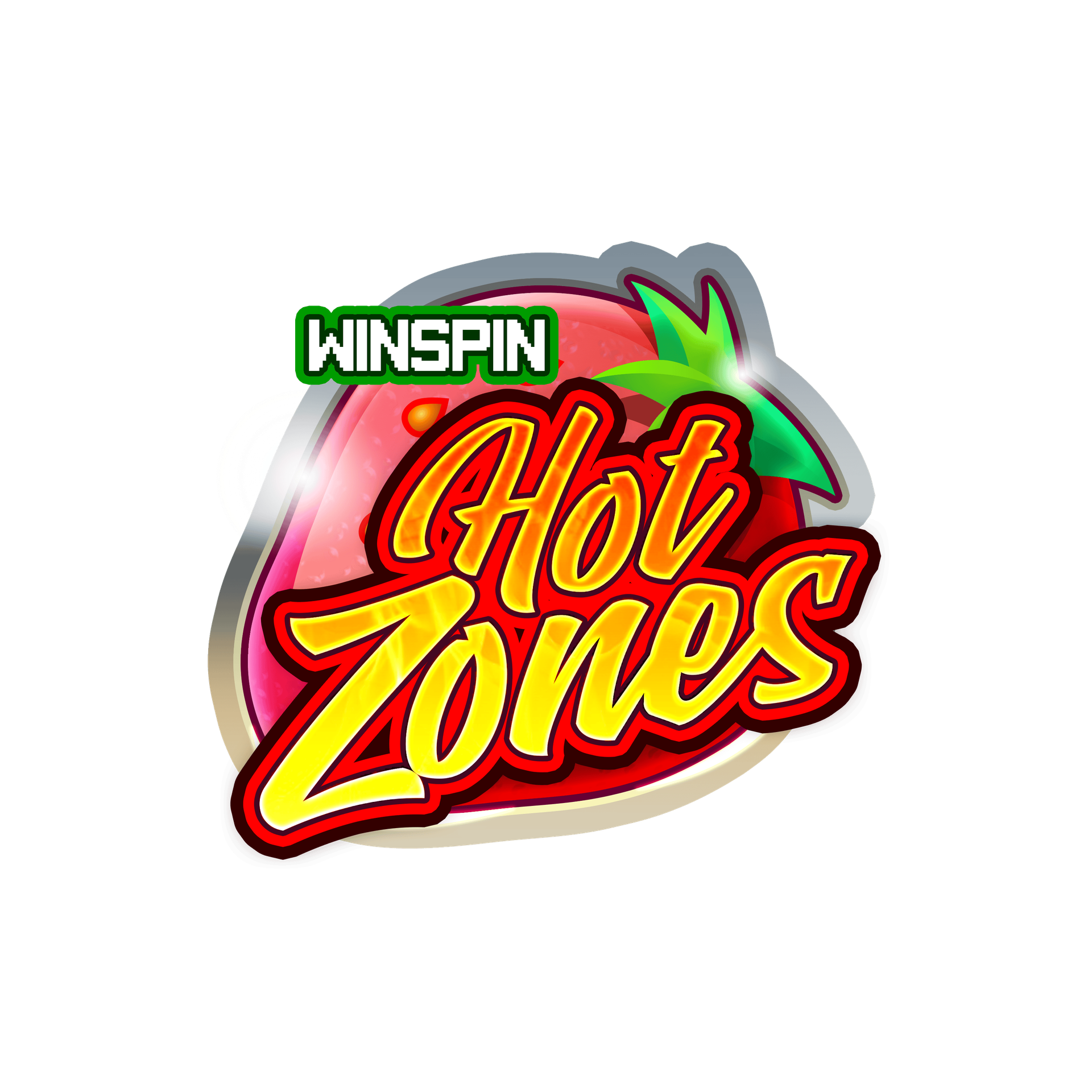 Icône officielle de la fonctionnalité Hot Zone de Casino Win Spin sur les rouleaux 2 et 4