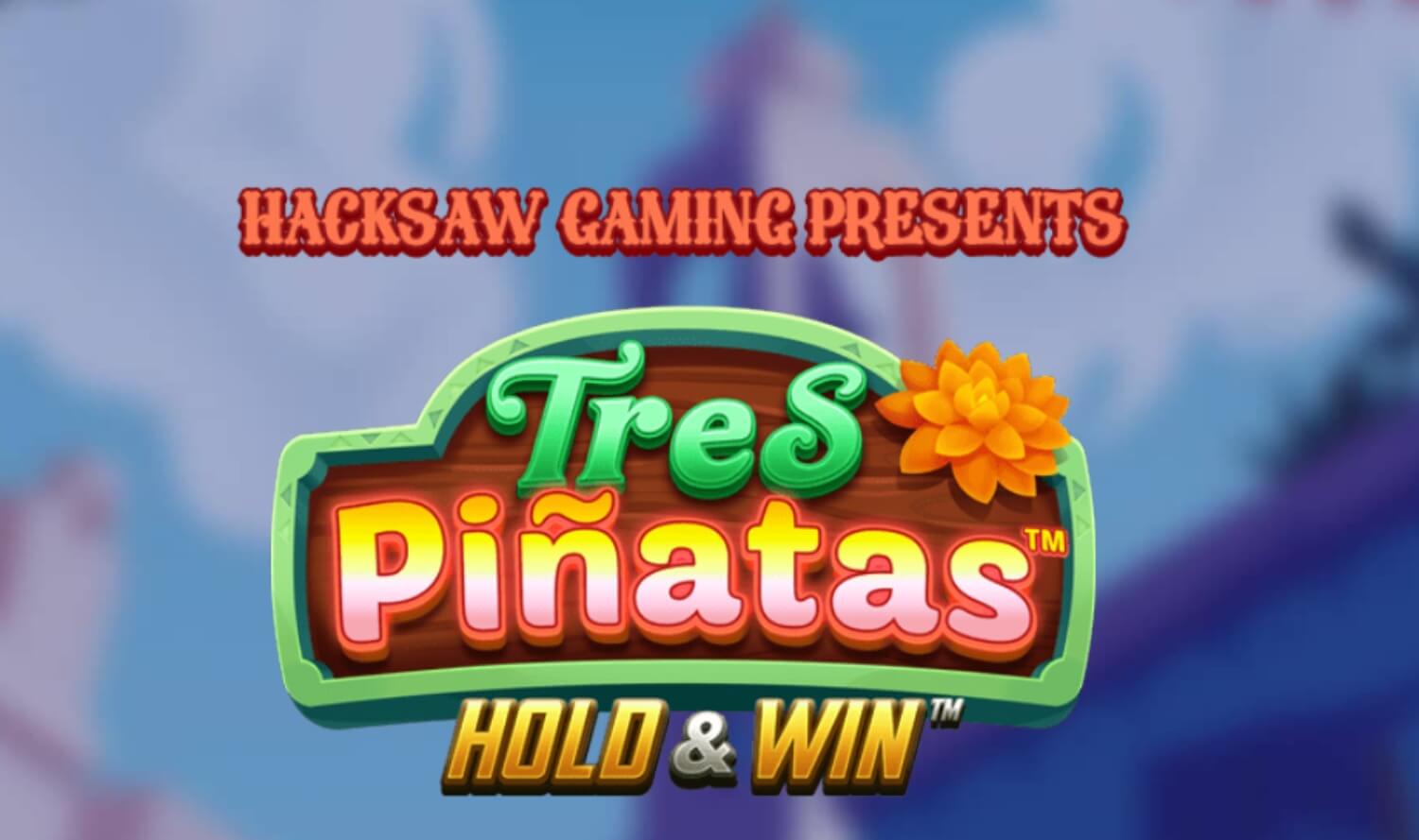 Grille 5x3 de Tres Pinatas Hold & Win avec les trois crânes Piñata avant le déclenchement du bonus